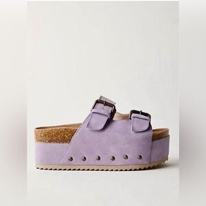Free People Intentionally BlankPlatform Sandal Lavender size 36 New women’s